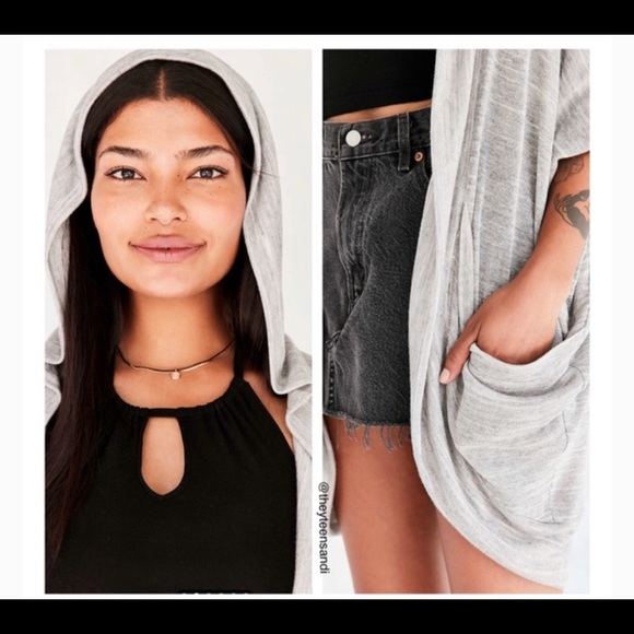 Cacoon hooded cardigan - Picture 2 of 8